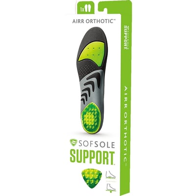 美國SOFSOLE-AIRR ORTHOTIC氣墊式足弓支撐鞋墊 扁平足/低足弓適用 公司貨5