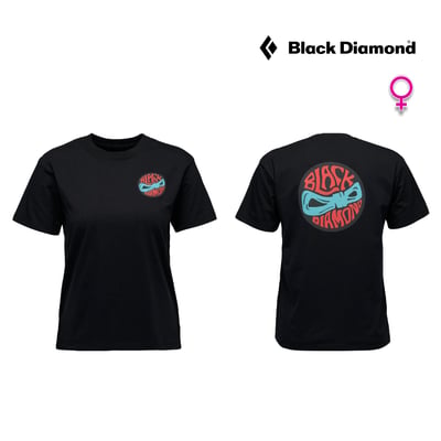 BLACK Diamond W Rope Badge Short Sleeve Tee 短袖上衣 黑色 舒適 暢銷款1