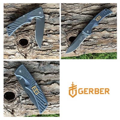 Gerber BEAR 貝爾求生系列-童軍小型折刀(半齒半刃/全刃) 野外求生 小折刀6