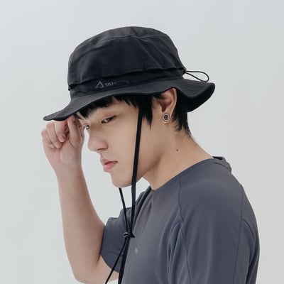 TAKODA Wiyaka 防潑水可收納漁夫帽 暖橘色/森林綠/黑色8