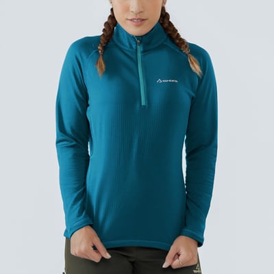 TAKODA  Maka 環保方格刷毛拉鍊保暖衣 女款 三色8