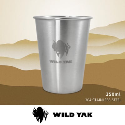 WILD YAK 野氂牛不鏽鋼單層杯 350ml6