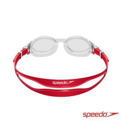 Speedo 成人 運動泳鏡 Biofuse2.0 紅/銀4