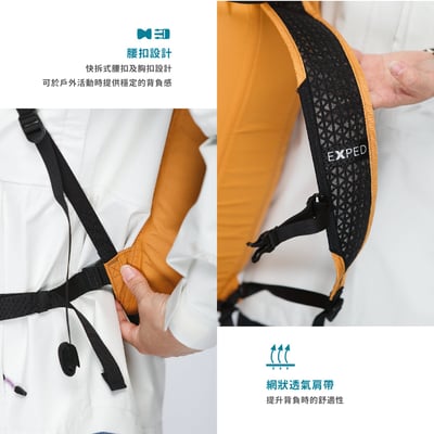 EXPED│Cloudburst 輕量防水背包 25L NEW 改良設設計 新穎上色10