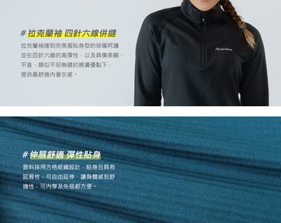 TAKODA  Maka 環保方格刷毛拉鍊保暖衣 女款 三色14