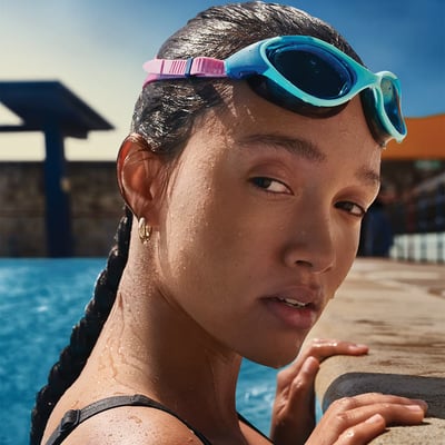Speedo 女性 運動泳鏡 Biofuse2.0 海洋藍/紫【小臉型適用】6