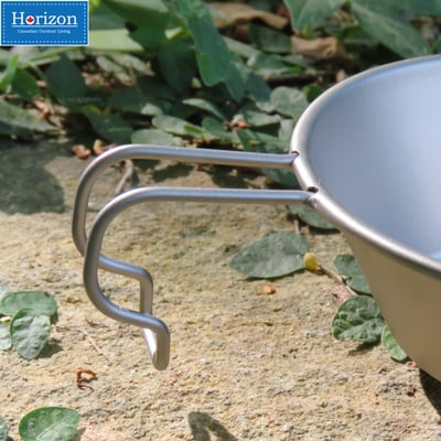 Horizon 天際線 純鈦野營雪拉碗 (300ml/450ml)│雪拉杯│露營碗│握柄牢固不彎折不燙手｜登山野營純鈦餐具│好物嚴選6