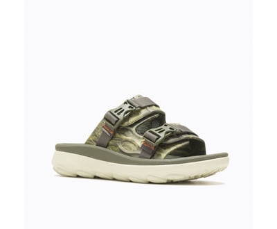 Merrell Hut Ultra Wrap 雙色迷彩 舒緩拖鞋 可調節 多色12