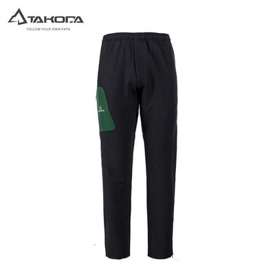 TAKODA 輕量彈性多功能快乾長褲 男款 黑色/午夜藍7