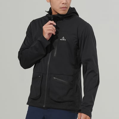 TAKODA Kinyan 彈性全防水降噪外套 男款 黑色1
