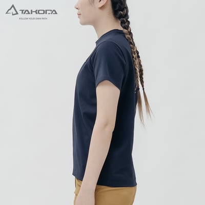 TAKODA Tipi 女純棉短袖印花系列-露營去 女款 兩色4