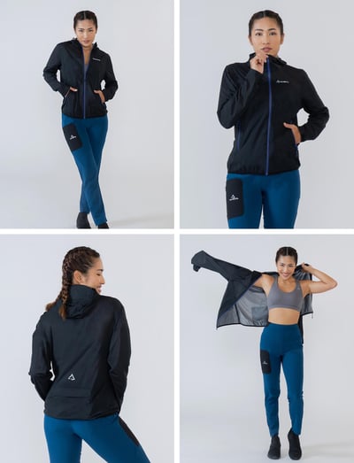 TAKODA Kinyan 極輕量越野防水連帽外套 女款 兩色4