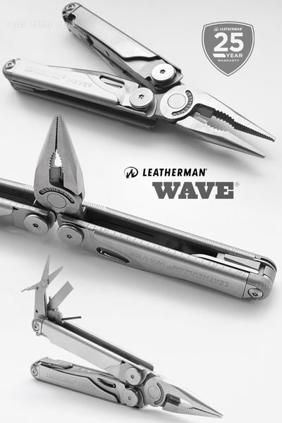 美國Leatherman NEW WAVE全新一代救命TOOL霸工具鉗/付BIT KIT多功能工具組/公司貨3