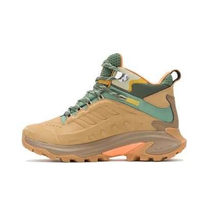 MERRELL MOAB SPEED 2 LTR MID WATERPEOOF 女 中筒登山鞋 土黃色(038426)4