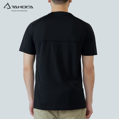 TAKODA Wi 環保機能輕量排汗半開襟短袖 男款 三色10