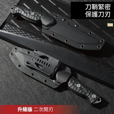 【二次開刃】登峰高硬度多功能户外求生刀 潛水刀 野營刀4