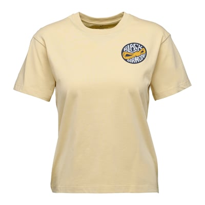 BLACK Diamond W Rope Badge Short Sleeve Tee 短袖上衣 鵝黃色 舒適 暢銷款(複製)2