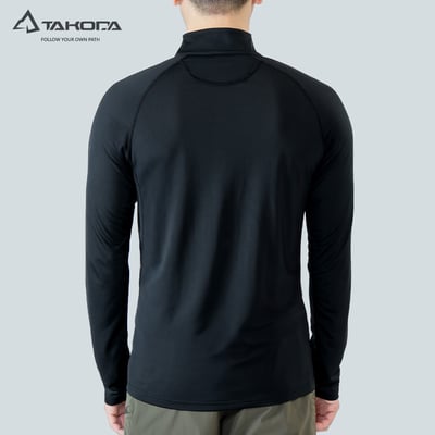 TAKODA Wi 環保機能輕量排汗速乾拉鍊上衣 男款 兩色7