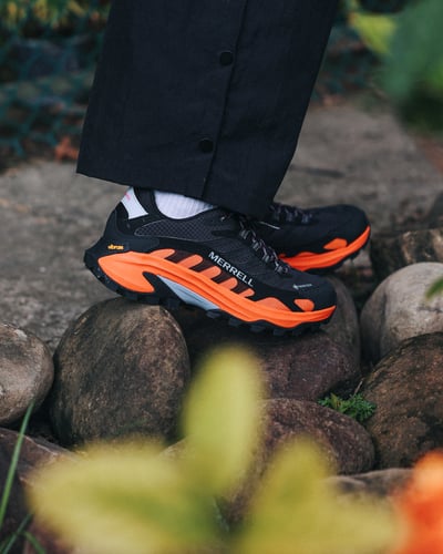 Merrell MOAB SPEED 2 GORE-TEX® 男款 防水登山鞋 黑橘色 (038393)11