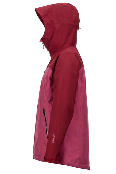 Marmot-W Solaris Jacket連帽GORE-TEX®防水透氣化纖保暖外套/磚紅4