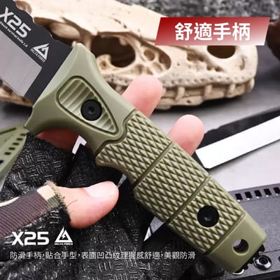 DELTA FORCE 波蘭户外多功能求生刀 潜水直刀 野營刀 高硬度2