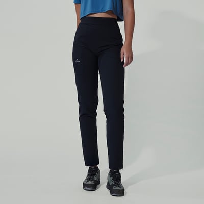 TAKODA 輕量彈性多功能快乾長褲 女款 午夜藍/黑色16