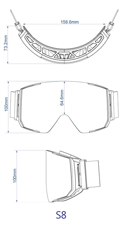 ZIV SLOPE系列 - S8 霧橘框 / 防撞灰片電黑紅多層鍍膜2