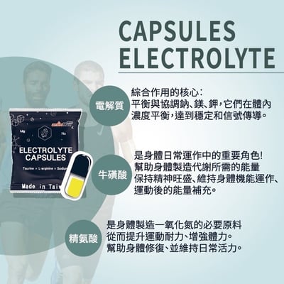 AminoMax 邁克仕 Electrolyte高效能電解質膠囊 20包/盒3