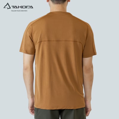 TAKODA Wi 環保機能輕量排汗半開襟短袖 男款 三色4