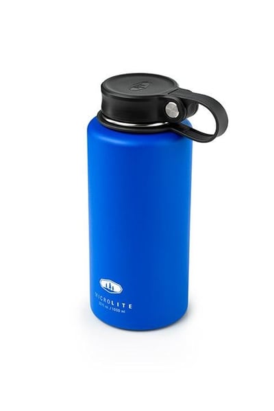 美國GSI-輕量不鏽鋼真空保溫瓶 1.0L(提環)/304不鏽鋼/輕量369g/保溫/多色可選/NEW14