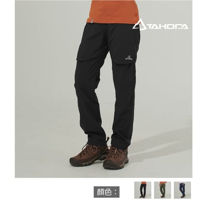 TAKODA Cordura®耐磨防風防潑登山長褲 女款 黑色/橄綠/藏青1