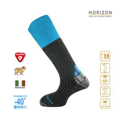 英國HORIZON EXPLORE極地健走襪/PrimaLoft/銀纖維/美麗諾/-40度2