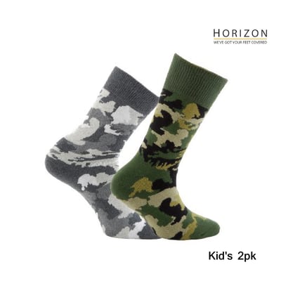 英國Horizon Outdoor Kid's 2pk Socks 兒童戶外健走保暖襪 2入裝2