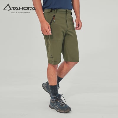 TAKODA Cordura®耐磨彈性機能短褲 男款 卡其/橄綠/黑 三色9