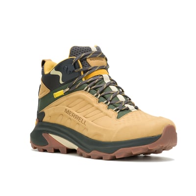 MERRELL MOAB SPEED 2 LTR MID WATERPROOF 男 中筒登山鞋 土黃色 (038425)5