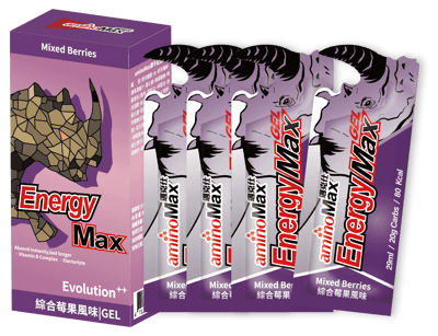 AminoMax 邁克仕-EnergyMax犀牛能量包energy gel/35g包/戶外運動登山必備6