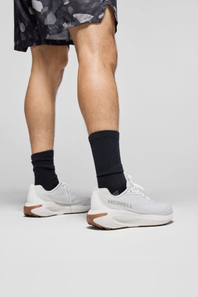 MERRELL MORPHLITE 輕量戶外越野健行鞋 男 靛藍/白色 (068393/068285))17