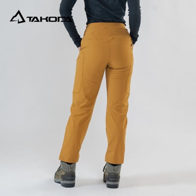 TAKODA Zuya 多口袋輕量防風防潑登山長褲 女款 三色7