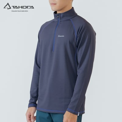 TAKODA Maka 環保方格刷毛拉鍊保暖衣 男款 三色11