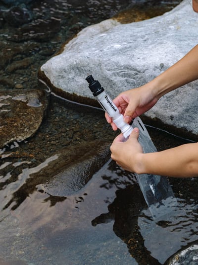 Topland 外接式行動濾水器 / 濾水器逆沖套件 新版設計 適用市面28mm口徑水袋 NEW7