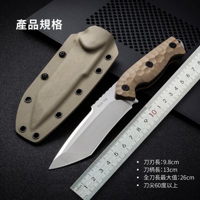 泰坦高硬度多功能户外野炊求生刀 重型加厚款 潛水刀 野營刀3