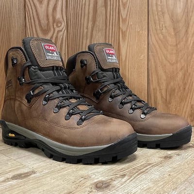 Olang LOGAN TEX TAN 全皮革高筒防水登山鞋 Vibram大底9
