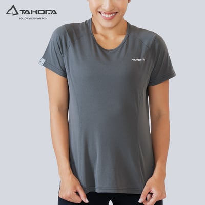 TAKODA Ogle 機能短袖攝影聯名系列-南湖大山 女款 深麻灰/沙漠棕4