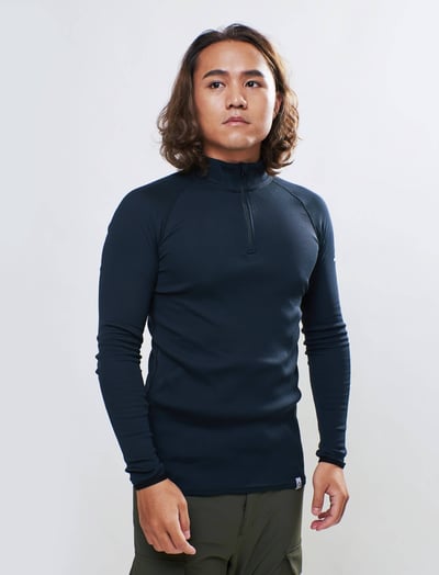 TAKODA Maka 套頭拉鍊刷毛保暖衣 男款 軍綠/黑色 兩色6