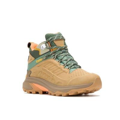 MERRELL MOAB SPEED 2 LTR MID WATERPEOOF 女 中筒登山鞋 土黃色(038426)5