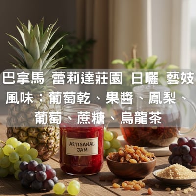 巴拿馬 波奎特 蕾利達莊園 日曬 藝妓 (半磅)1