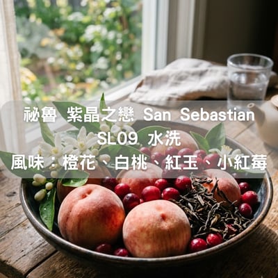 祕魯 紫晶之戀 San Sebastian SL09 水洗(半磅/濾掛式10包)1