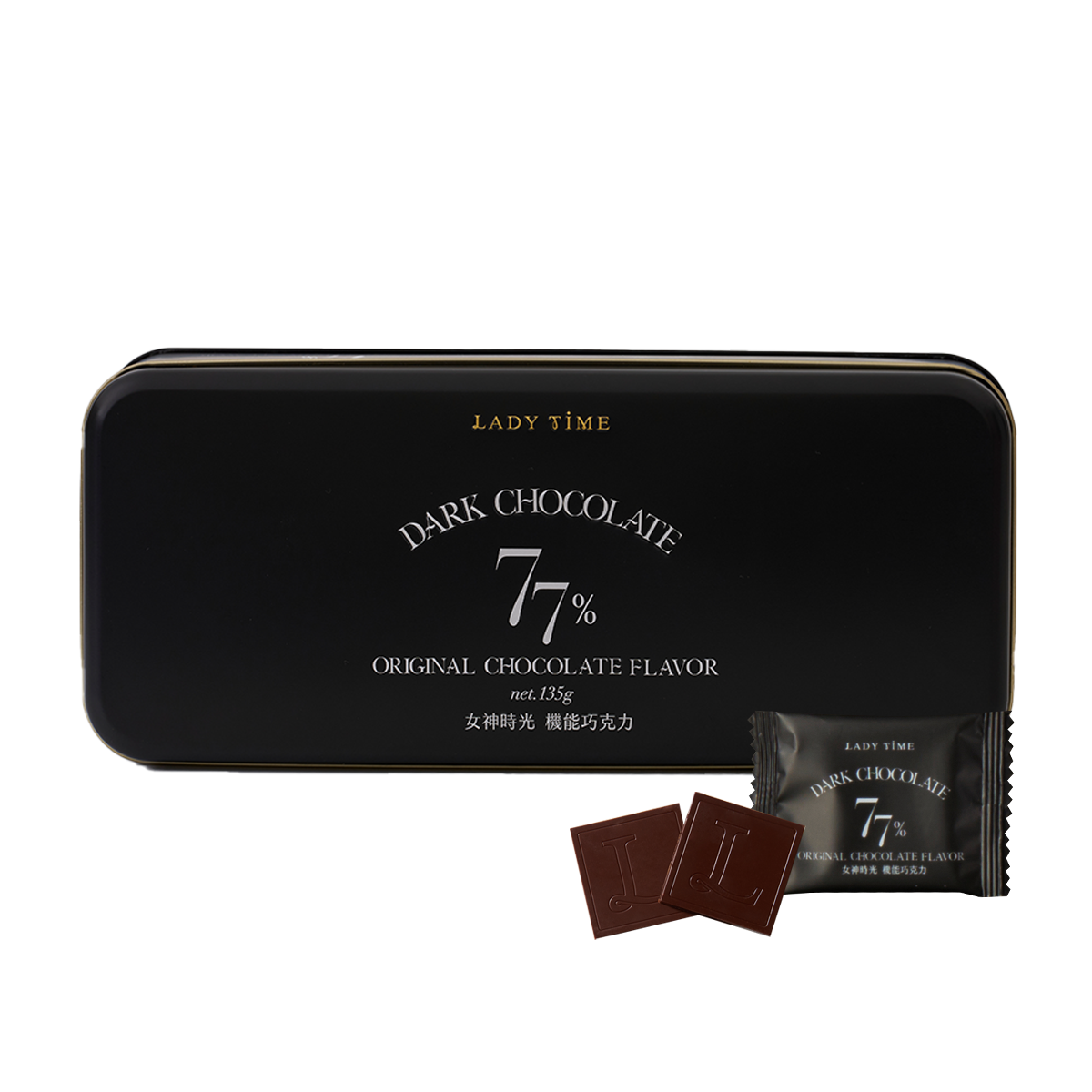 LADY TIME77%原味阿拉伯瓜拿納巧克力-餐前