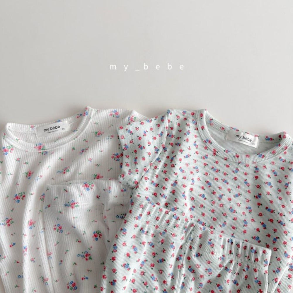 my_bebe23｜(80-120cm) 碎花家居服組