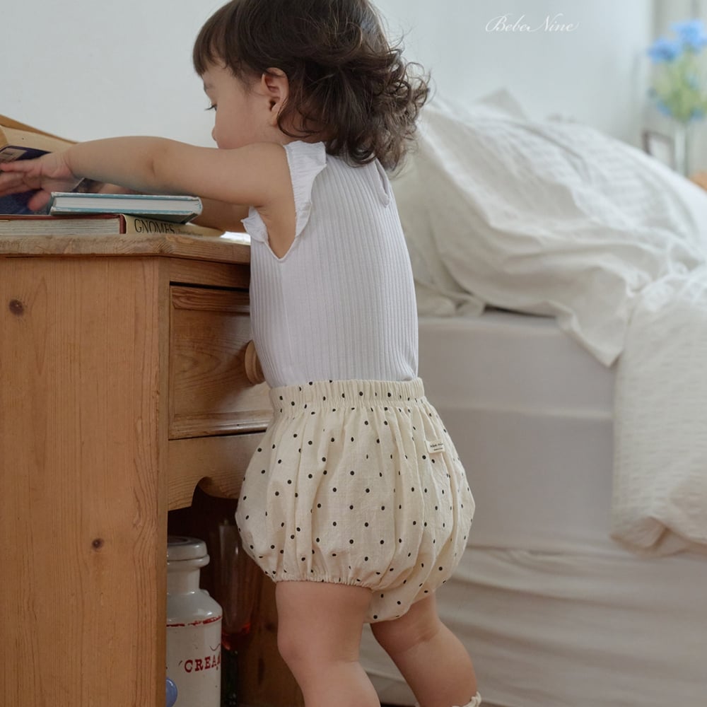 bebe nine10  (6m-24m) 4色可愛小碎花包屁褲